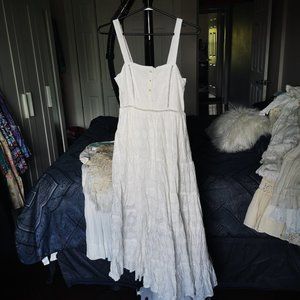 Cotton White Embroidery Dress
